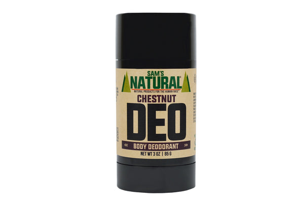 3 oz Sam's Natural Deodorant Stick - Chestnut Scented